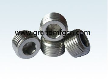 Enchufes hexagonales de aceites de acero zincado, hilo de tubería NPT masculino 1/4",3/8",1/2"3/4",1"