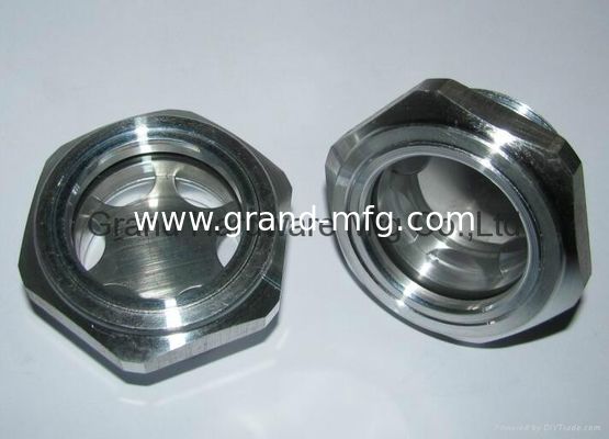 Hombre BSP hilo de aluminio mecanizado por CNC, servicio OEM y ODM