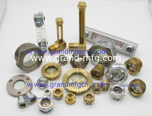 BSP G hilo 1/2 3/4 11/4 11/2 pulgadas de aluminio de vidrio de nivel de aceite vidrio proveedor de aceite vidrio medidor de los niveles de aceite ojo de toro