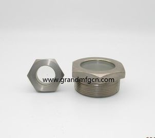 1-1/4&quot; de acero carbono fundido con vidrio de visor de nivel de aceite macho BSP G hilo fabricante y vendedor profesional