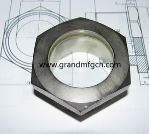 NPT 1 1/4&quot; sistema de refrigeración BITZER vidrio de vista de acero al carbono fundido con bola flotante roja vidrio fundido