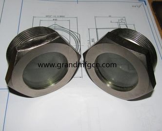 G 1/2 pulgadas de acero al carbono fundido de vidrio de nivel de aceite de visión de hilo BSP masculino fabricante profesional y vendedor