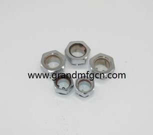 Hombre NPT hilo 1/2&quot; 3/4&quot; 1&quot; de latón mirador agujero de vista gafas de visión niquelado,OEM y ODM negocio