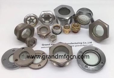 hilo de NPT masculino 1/2" 3/4" 1" puertos de observación vidrio de visión niquelado,OEM y ODM negocio