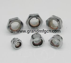 NPT de hilo masculino 1&quot; 1 1/4&quot; 1 1/2&quot; 2&quot; de acero al carbono mirador de agujero de visión gafas de visión niqueladas,OEM y ODM negocio