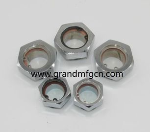 NPT de hilo masculino 1&quot; 1 1/4&quot; 1 1/2&quot; 2&quot; de acero al carbono mirador de agujero de visión gafas de visión niqueladas,OEM y ODM negocio