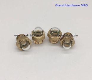 los hilos masculinos de tuberías NPT de 1/2 pulgada de cúpula de nivel de aceite de vidrio de vidrio indicadores de nivel de aceite para radiadores de camiones