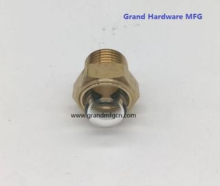 Hombres NPT BSP hilos de tubería 1/2 pulgadas cúpula del radiador vidrio de nivel de aceite con vidrio natural servicio OEM y ODM