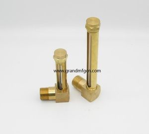 Medidores de nivel de aceite de latón en hilo NPT, BSP, G macho 1/8&quot;,1/4&quot;,3/8&quot;,1/2&quot;3/4&quot;,1&quot;, con tubo de cristal de cuarzo
