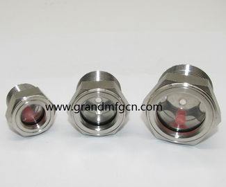 NPT hilo de 2 pulgadas de acero inoxidable vidrio de visión de aceite SS304 medidores de nivel de aceite