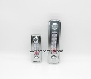 Indicador de nivel de aceite hidráulico de aluminio GM-YWZ-125T con marcas de nivel para contenedores de pared fina