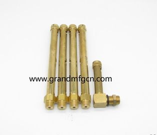 Medidores de nivel de aceite de latón en hilo NPT, BSP, G masculino1/8",1/4",3/8",1/2"3/4", con tubo de cristal de cuarzo