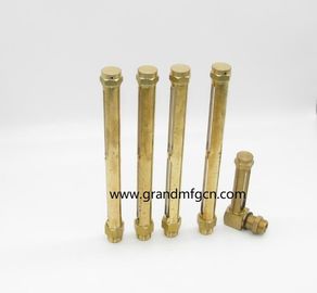 Medidores de nivel de aceite de latón en hilo NPT, BSP, G masculino1/8",1/4",3/8",1/2"3/4", con tubo de cristal de cuarzo