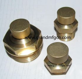 NPT hilo masculino 3/8&quot; 1/2&quot; 3/4&quot; tapones de ventilación respiradores de latón natural, tapones de liberación de aire, fabricante profesional en China