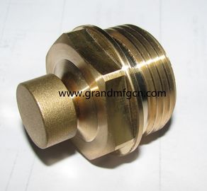 BSP hilo masculino 3/8&quot; 1/2&quot; 3/4&quot; tapones de ventilación respiradores de latón natural, tapones de liberación de aire, fabricante profesional en China