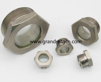 Vidrio de visualización de brida plana NPT 1/2&quot; Vidrio de visualización de aceite fundido para equipos de refrigeración o industria disponible a medida