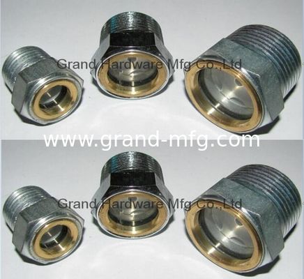 NPT hilo 1/2" 3/8" 3/4" 2"nivel de aceite de acero lsight vidrio líquido medidor de nivel compresor fabricante de gafas China