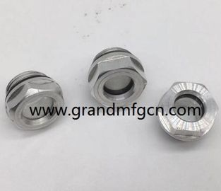 BSP G hilo 1/2&quot;,3/4&quot;,1&quot;,2&quot; soplador indicador de nivel de aceite vidrio profesional fabricante personalizado disponible