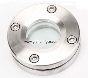Ventanas de vidrio de visión visual de brida de acero inoxidable 304 para equipos