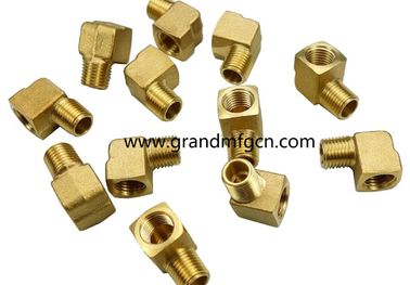 Fabricación a medida De latón forjado Piezas giratorias de latón accesorios de conector de codo NPT BSP hilo métrico