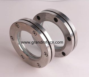 Ventanas de vidrio de visión visual de brida de acero inoxidable 304 para equipos