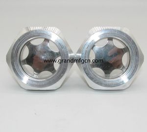 G hilo 1/8&quot; 3/8&quot; 1&quot; 1 1/4&quot; caja de engranajes indicador de nivel de aceite vidrio de vista personalizado disponible