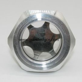BSP hilo 3/8 &quot; 3/4 &quot; 1 1/4 &quot; caja de engranajes indicador de nivel de aceite vidrio de vista personalizado disponible