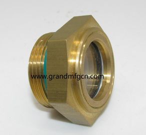 NPT hilo 1/4 &quot; 1/2 &quot; 3/8 &quot; 1&quot; vidrio de visualización de nivel de aceite de latón sin reflector sin acabado, China