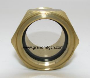 UNF hilo 3/4 &quot; 1/2 &quot; 1&quot; 2 pulgadas de latón vidrio de nivel de aceite sin reflector sin acabado, China