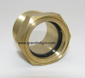 UNF hilo 3/4 &quot; 1/2 &quot; 1&quot; 2 pulgadas de latón vidrio de nivel de aceite sin reflector sin acabado, China