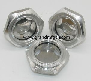 El hilo métrico M36X1.5 M33X1.5 reductor de aluminio Indicador de nivel de aceite vidrio de vista personalizado disponible