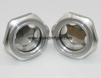 El hilo métrico M36X1.5 M33X1.5 reductor de aluminio Indicador de nivel de aceite vidrio de vista personalizado disponible