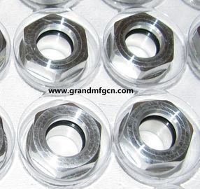 El hilo métrico M18X1.5 M20X1.5 reductor de aluminio indicador de nivel de aceite vidrio de vista personalizado disponible