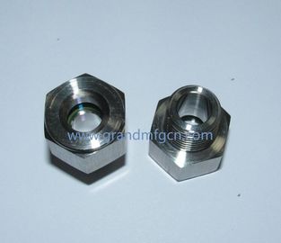 100 bar NPT 1/4 de presión de acero inoxidable vidrio de visión de aceite SS304 100 bar para plataforma de perforación servicio OEM y ODM