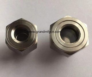 100 bar NPT 1/4 de presión de acero inoxidable vidrio de visión de aceite SS304 100 bar para plataforma de perforación servicio OEM y ODM