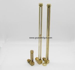 Medidores de nivel de aceite de latón en hilo G macho1/8&quot;,1/4&quot;,3/8&quot;,1/2&quot;3/4&quot;,1&quot;, con tubo de cristal de cuarzo de alta presión