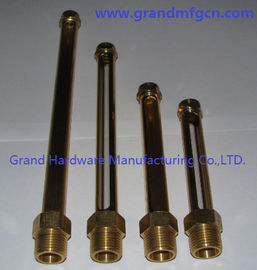 NPT hilo 1/2&quot; 1/4 ′′ 3/4 ′′ de observación de latón visor de nivel de aceite indicador de visor de nivel de aceite para el recipiente de aceite
