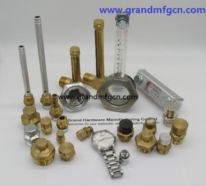 Visión tubular de latón Medidores de nivel de aceite en hilo NPT, BSP, G macho1/8&quot;,1/4&quot;,3/8&quot;,1/2&quot;3/4&quot;,1&quot;, con tubo de cristal de cuarzo