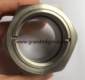 NPT 2&quot; vidrio de visión de aceite de acero inoxidable de alta presión en stock SS304 80 bar Servicio OEM y ODM
