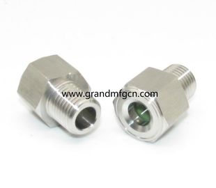 NPT 3/8 presión de acero inoxidable gafas de visión de aceite SS304 100 bar cámara de turbina servicio OEM y ODM