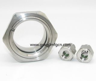 NPT 2&quot; 1&quot; gafas de visión de aceite de acero inoxidable de alta presión SS304 80 bar Servicio OEM y ODM