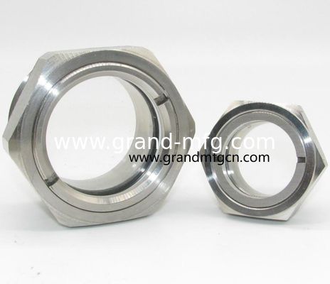 alta presión M33M42x1.5, acero inoxidable 304 vidrio para extractor de circuito cerrado BHO / PHO servicio OEM ODM
