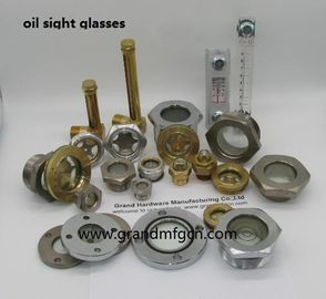 macho hilo métrico M22x1.5 equipos industriales visores de vidrio de nivel de aceite con vidrio natural servicio OEM y ODM