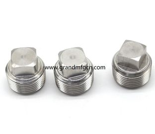 enchufe hidráulico SUS304 de acero inoxidable SS304 hexágono enchufes enchufe cuadrado