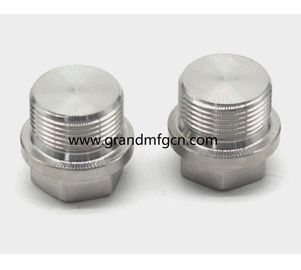 piezas mecanizadas CNC de precisión de acero inoxidable de acabado natural