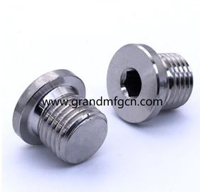 hilo masculino 1/4" 3/4" 1/2" 1 pulgada de acero inoxidable 304 contra el hundimiento del tapón hexagonal