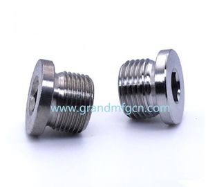 hilo masculino 1/4" 3/4" 1/2" 1 pulgada de acero inoxidable 304 contra el hundimiento del tapón hexagonal