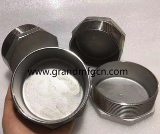 hilo de acero inoxidable OEM de precisión mecanizada y partes de acabado natural