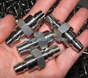 hilo de acero inoxidable OEM de precisión mecanizada y partes de acabado natural