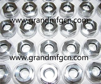 BSP hilo G 1-1/4&quot; 1&quot; de aluminio vidrio de vidrio de aceite mirador de ventana de visualización de toros de vista de ojos para cajas de engranajes helicoidales Transmisión de potencia